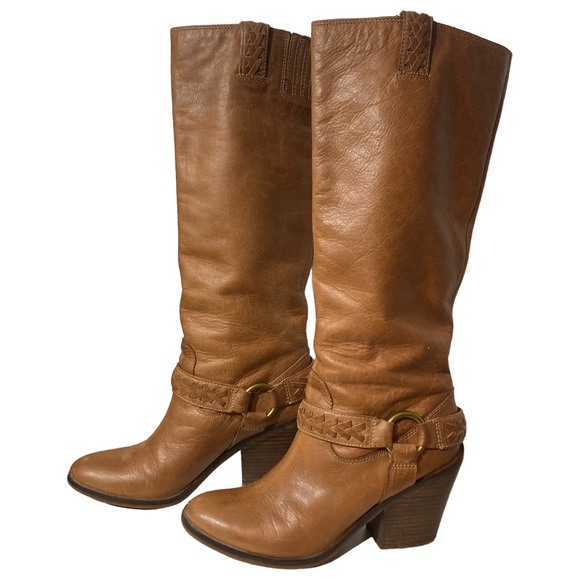 Lucky Brand Brown Tall Leather Boots 